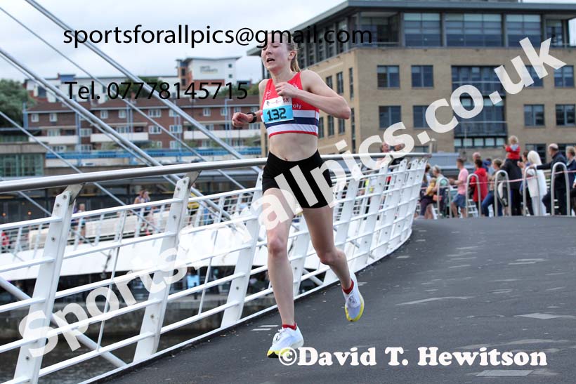 Quayside 5k Road Race, Newcastle/Gateshead, 2021, August 11th. Photo: David T. Hewitson/Sports for All Pics
